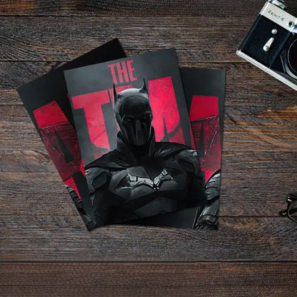 The Batman Split Design matte printed poster set of 3