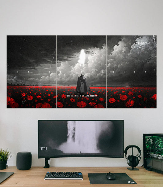 Qeron™ ANIME MOTIVATIONAL SPLIT POSTER