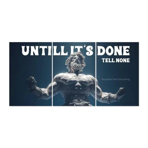 Qeron™Motivational Wall Poster Set of 3 (12x18 Inch Each)