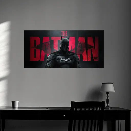 The Batman Split Design matte printed poster set of 3