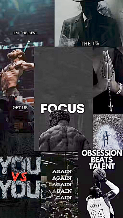 Qeron™ Pack of 10 Inspirational Motivational Wall Poster
