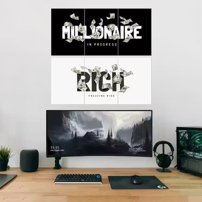 Pack of 6 - Motivational Split Posters